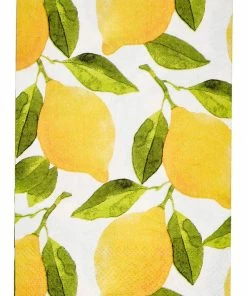 Sophistiplate Lemons 2-Ply Guest Towels, 16-pk