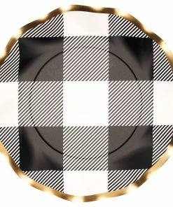 Sophistiplate Buffalo Check Luncheon/Salad Plates, 8-pk