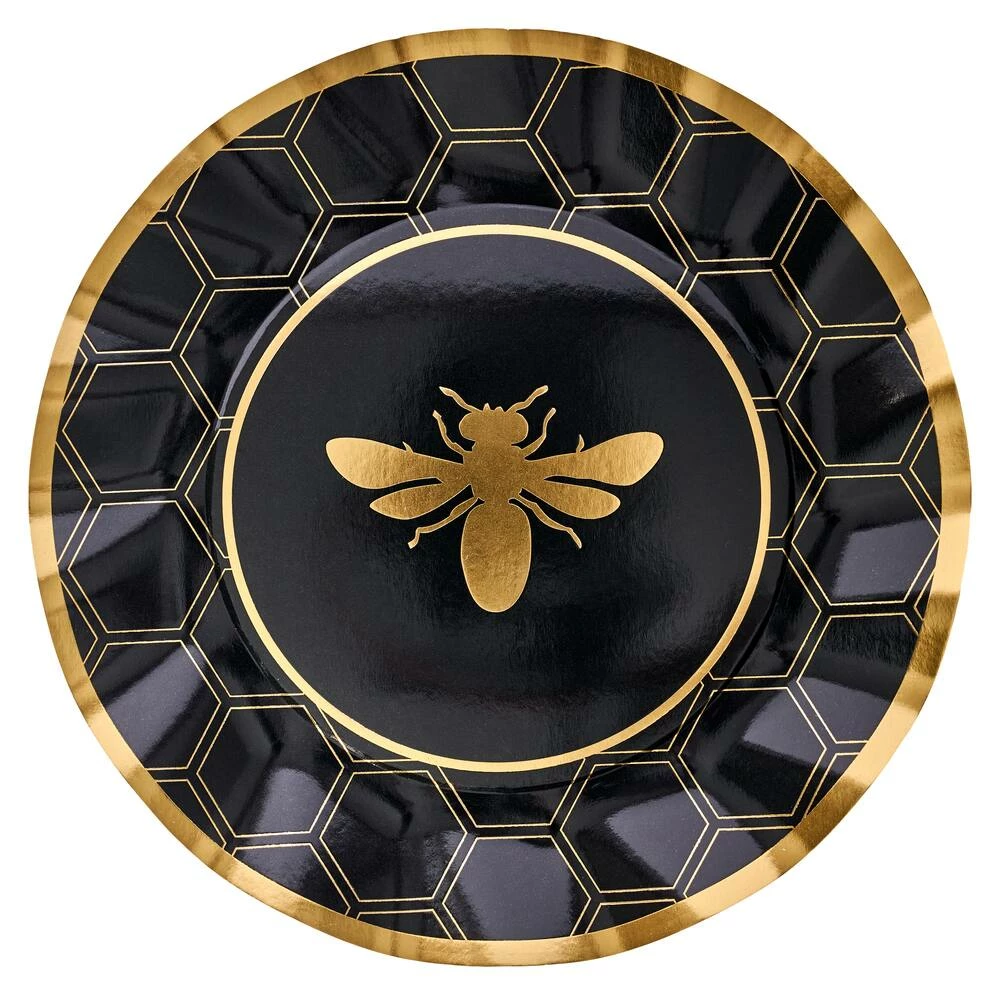 Sophistiplate Honeybee Dinner Plates, 8-pk