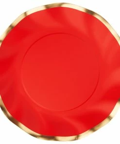 Sophistiplate Solid Red Luncheon/Salad Plates, 8-pk