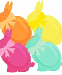 Sophistiplate Hoppy Easter Die Cut Bunny Plates, 8-pk