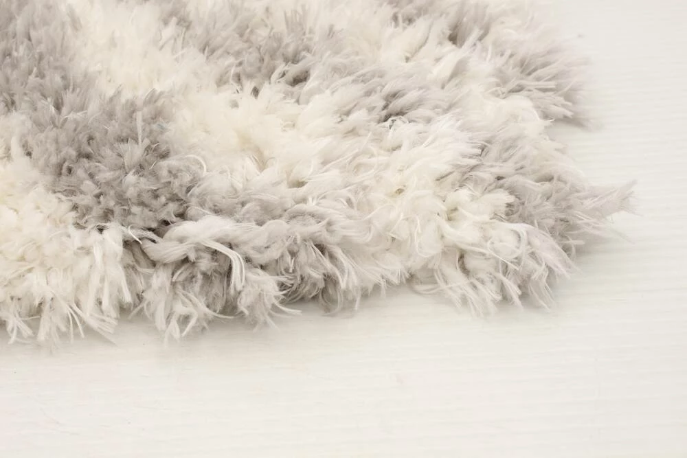 Ecarpet Gallery ECARPET Agadir Abstract Indoor Area Shag Rug, Ivory, 47-in X 71-in - Image 7