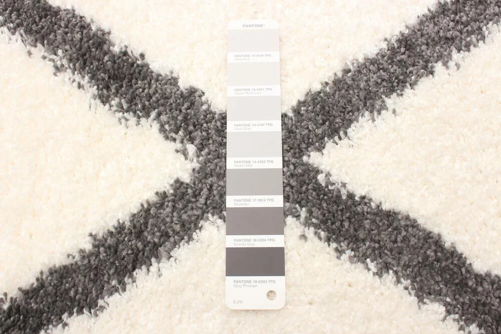 Ecarpet Gallery ECARPET Amara Indoor Geometric Area Shag Rug, Ivory, Assorted Sizes - Image 8