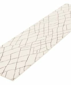 Ecarpet Gallery ECARPET Anis Indoor Abstract Area Rug/Runner, Ivory, Assorted Sizes