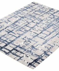 Ecarpet Gallery ECARPET Anitra Indoor Area Rug, Navy/Grey, Assorted Sizes
