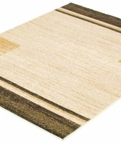 Ecarpet Gallery ECARPET Ayla Rectangle Indoor Area Rug, Ivory/Brown, Assorted Sizes