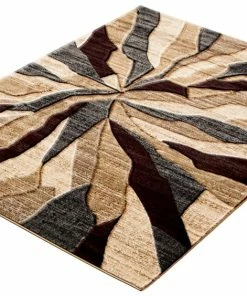 Ecarpet Gallery ECARPET Banu Indoor Area Rug, Taupe, Assorted Sizes