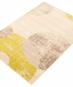 Ecarpet Gallery ECARPET Bellagio Indoor Geometric Area Rug, Ivory/Green, Assorted Sizes