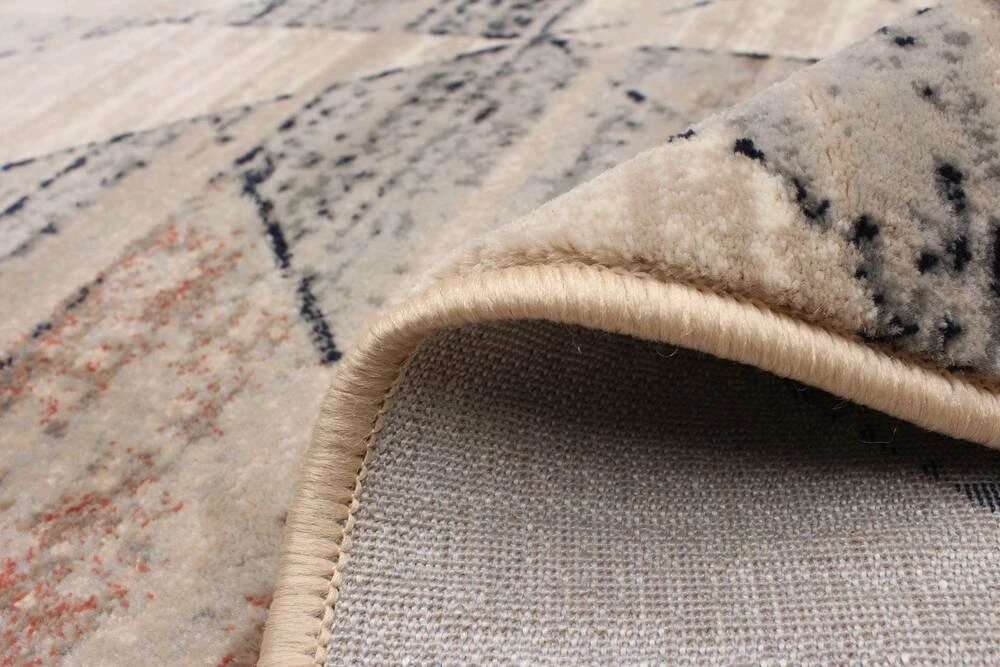 Ecarpet Gallery ECARPET Brea Indoor Geometric Area Rug, Beige/Black, Assorted Sizes - Image 5