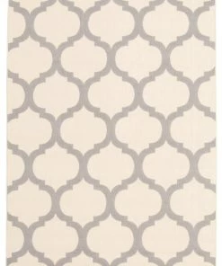 Ecarpet Gallery ECARPET Cambridge Indoor/Outdoor, Geometric Area Rug, Ivory/Light Grey, Assorted Sizes