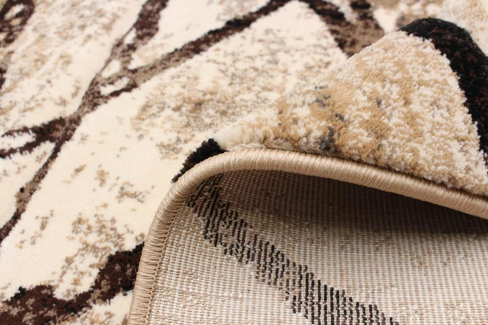 Ecarpet Gallery ECARPET Ceyla Indoor Area Rug, Chocolate/Gold, Assorted Sizes - Image 5