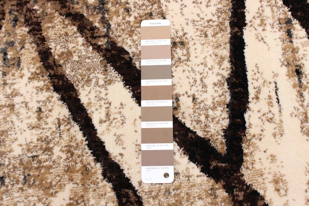 Ecarpet Gallery ECARPET Ceyla Indoor Area Rug, Chocolate/Gold, Assorted Sizes - Image 7