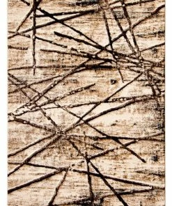 Ecarpet Gallery ECARPET Ceyla Indoor Area Rug, Chocolate/Gold, Assorted Sizes