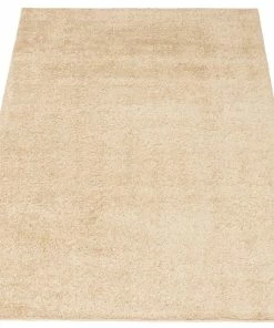 Ecarpet Gallery ECARPET Cleo Indoor Area Shag Rug, Tan, Assorted Sizes