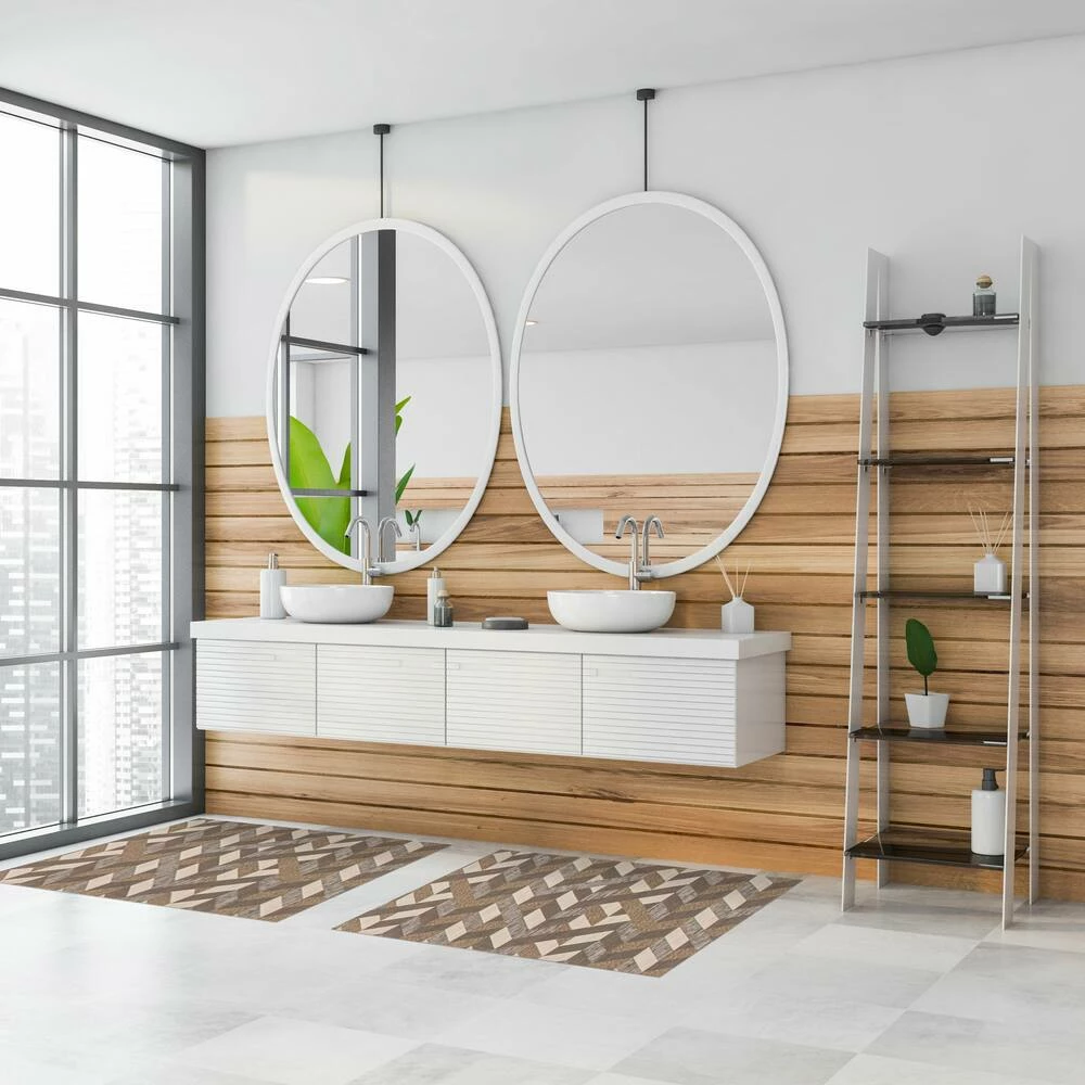 Ecarpet Gallery ECARPET Combo Pack Bellisima Indoor Geometric Area Rug/Runner, 2-pc, Dark Brown, Assorted Sizes - Image 7