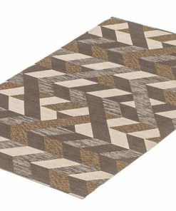 Ecarpet Gallery ECARPET Combo Pack Bellisima Indoor Geometric Area Rug/Runner, 2-pc, Dark Brown, Assorted Sizes
