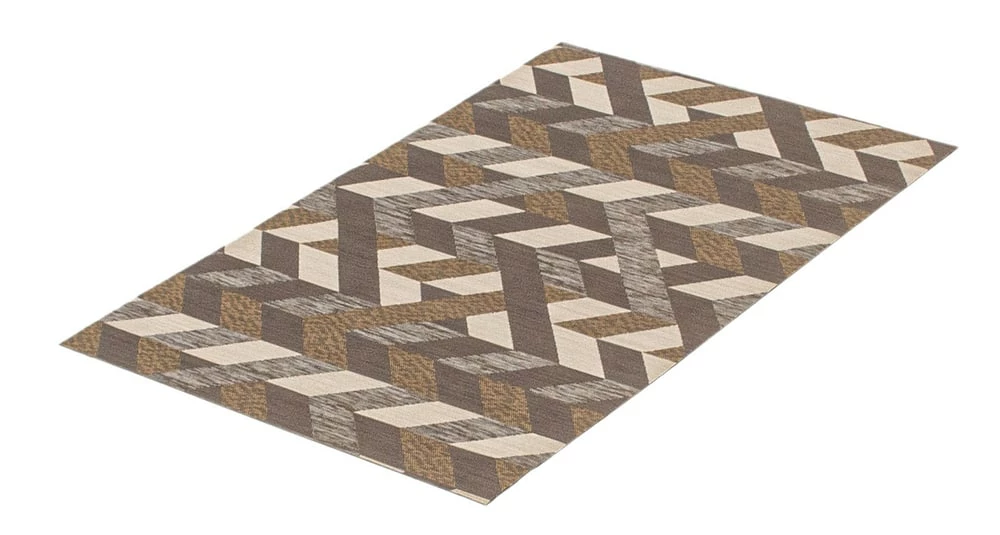 Ecarpet Gallery ECARPET Combo Pack Bellisima Indoor Geometric Area Rug/Runner, 2-pc, Dark Brown, Assorted Sizes