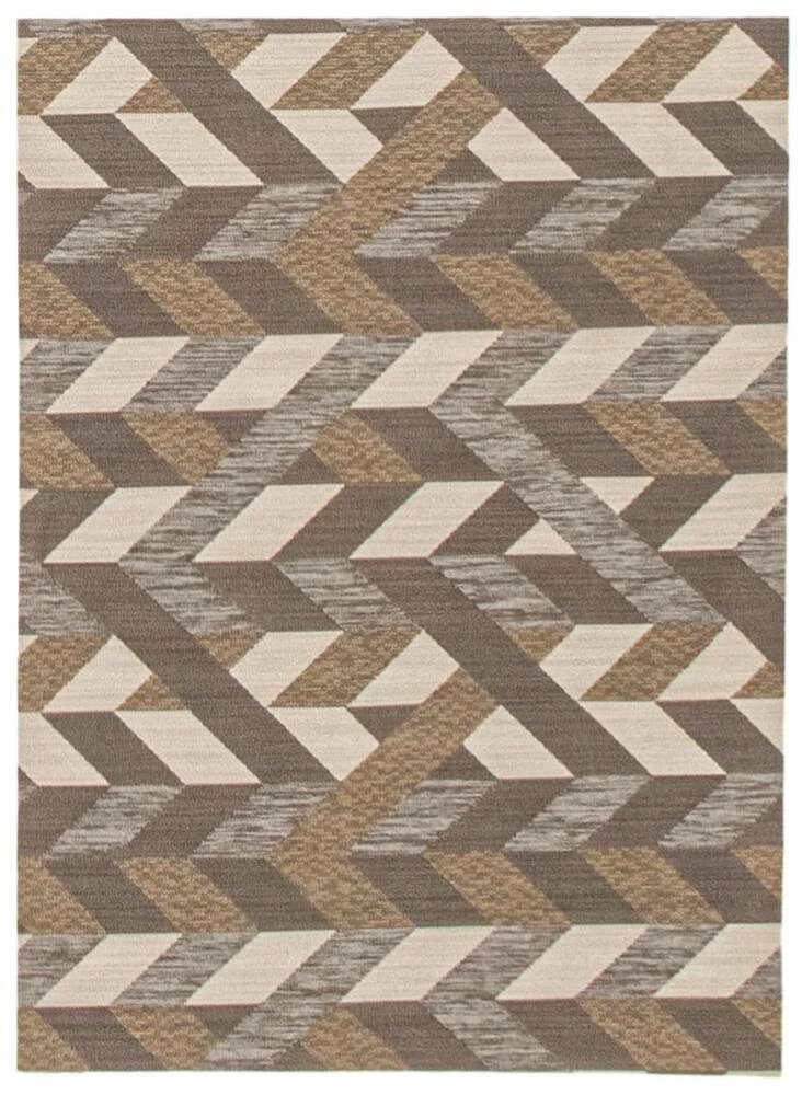 Ecarpet Gallery ECARPET Combo Pack Bellisima Indoor Geometric Area Rug/Runner, 2-pc, Dark Brown, Assorted Sizes - Image 2