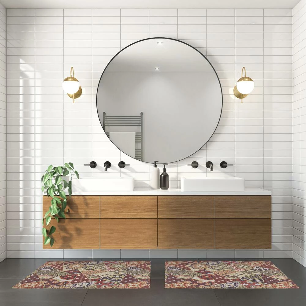 Ecarpet Gallery ECARPET Combo Pack Bellisima Indoor Geometric Area Rug/Runner, 2-pc, Red, Assorted Sizes - Image 9