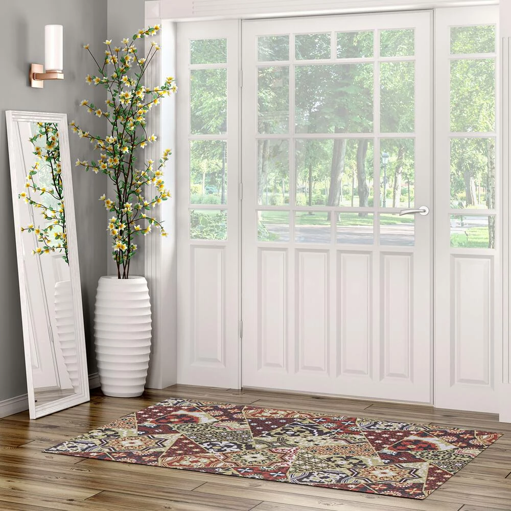 Ecarpet Gallery ECARPET Combo Pack Bellisima Indoor Geometric Area Rug/Runner, 2-pc, Red, Assorted Sizes - Image 8