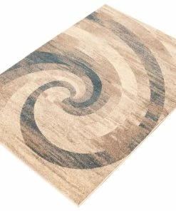 Ecarpet Gallery ECARPET Cora Indoor Geometric Area Rug, Ivory/Blue, Assorted Sizes