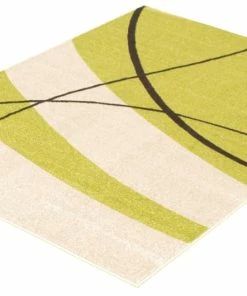 Ecarpet Gallery ECARPET Cosi Indoor Abstract Area Rug, Cream/Green, Assorted Sizes