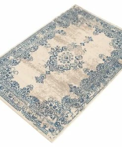 Ecarpet Gallery ECARPET Dahlia Indoor Area Rug, Blue, Assorted Sizes