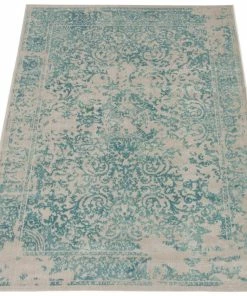 Ecarpet Gallery ECARPET Dawson Indoor Area Rug, Aqua, Assorted Sizes