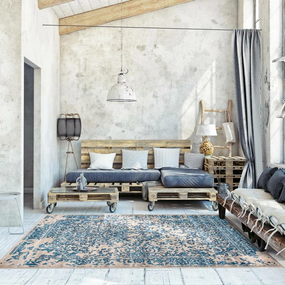 Ecarpet Gallery ECARPET Dawson Indoor Area Rug, Blue, Assorted Sizes - Image 9