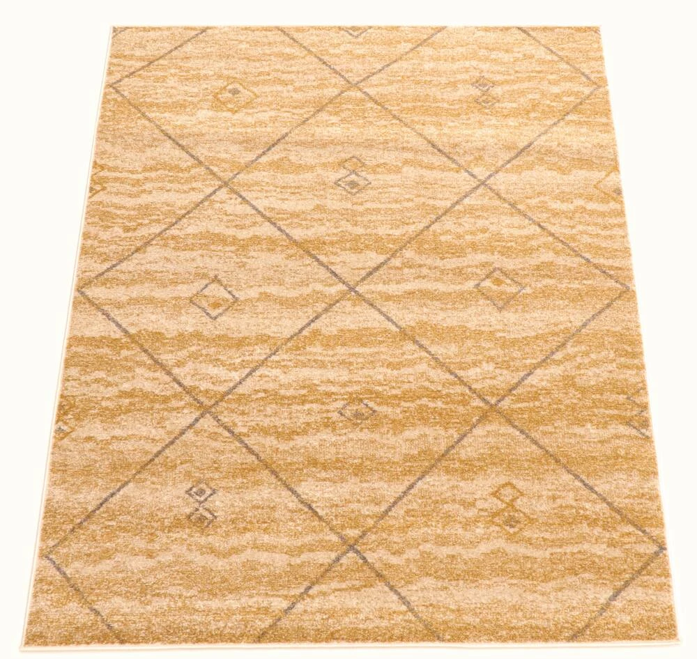 Ecarpet Gallery ECARPET Devos Indoor Geometric Area Rug, Ivory/Gold, Assorted Sizes - Image 2