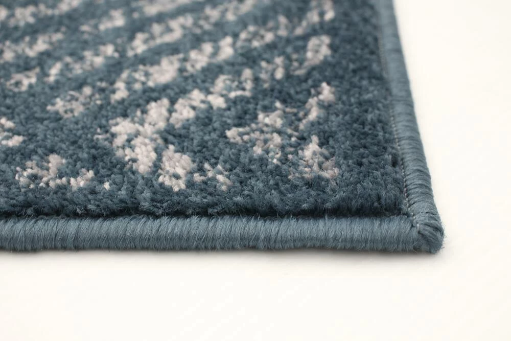 Ecarpet Gallery ECARPET Ember Rectangle Indoor Geometric Area Rug, Petrol, Assorted Sizes - Image 4