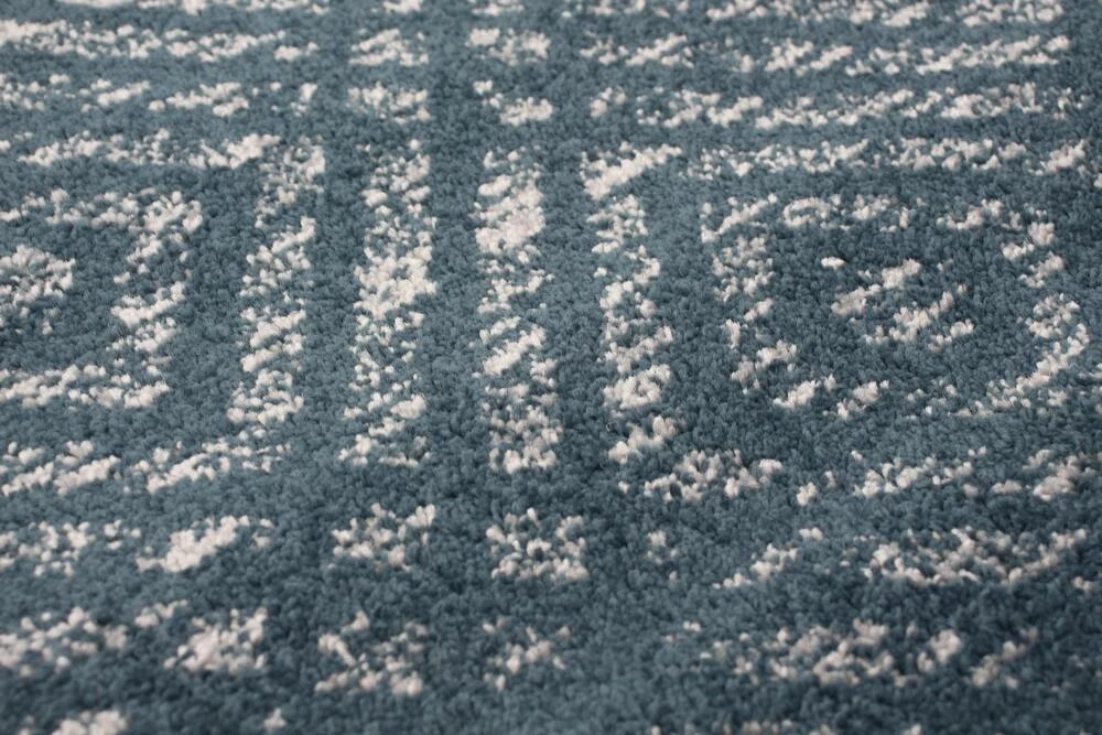 Ecarpet Gallery ECARPET Ember Rectangle Indoor Geometric Area Rug, Petrol, Assorted Sizes - Image 6