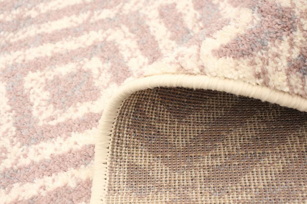 Ecarpet Gallery ECARPET Ember Rectangle Indoor Geometric Area Rug, Silver/Pink, Assorted Sizes - Image 6