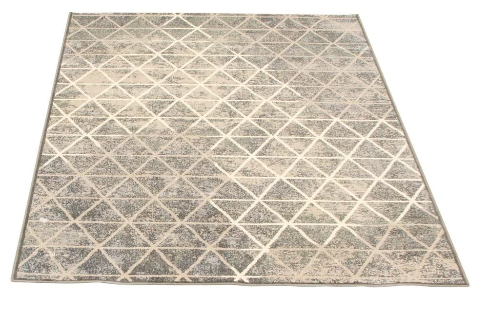 Ecarpet Gallery ECARPET Julia Indoor Geometric Area Rug, Grey, Assorted Sizes