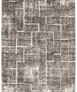 Ecarpet Gallery ECARPET Juneau Indoor Area Shag Rug, Dark Grey, Assorted Sizes