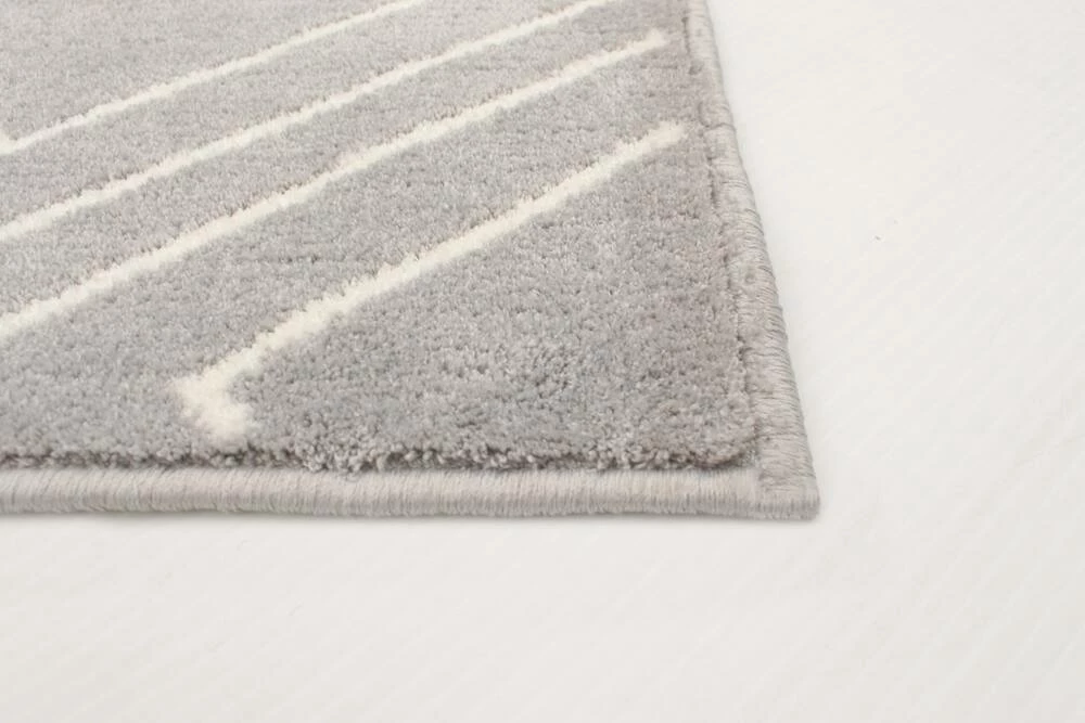 Ecarpet Gallery ECARPET Macy Geod Indoor Geometric Area Rug, Grey/White, Assorted Sizes - Image 6