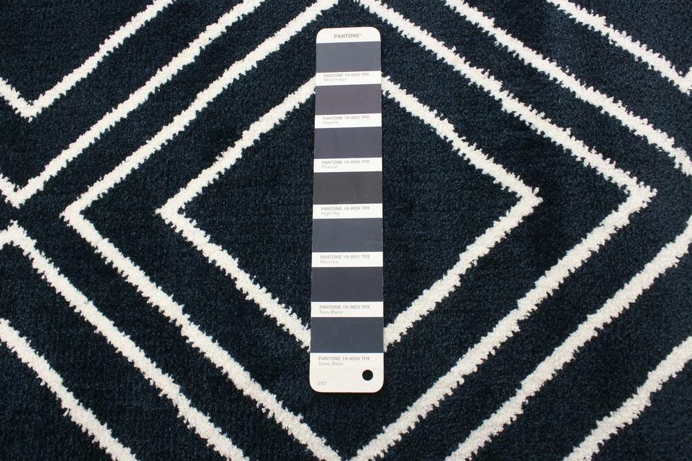 Ecarpet Gallery ECARPET Macy Geod Indoor Geometric Area Rug, Navy/White, Assorted Sizes - Image 7