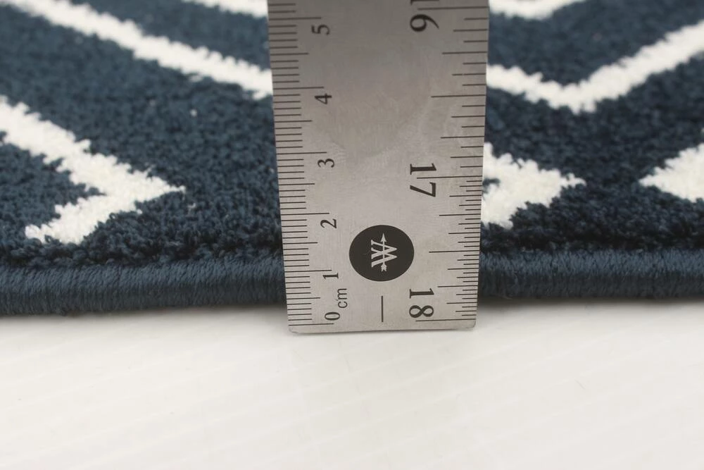 Ecarpet Gallery ECARPET Macy Geod Indoor Geometric Area Rug, Navy/White, Assorted Sizes - Image 8