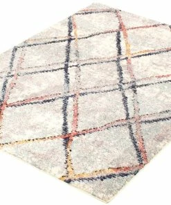 Ecarpet Gallery ECARPET Morocco Abstract Indoor Area Rug, Ivory, Assorted Sizes