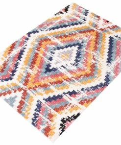Ecarpet Gallery ECARPET Morocco Casa Indoor Area Rug, White, Assorted Sizes