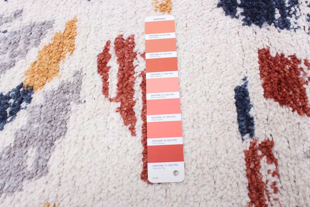 Ecarpet Gallery ECARPET Morocco Sunburst Indoor Area Rug, Navy/White, Assorted Sizes - Image 8