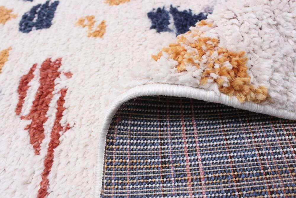 Ecarpet Gallery ECARPET Morocco Sunburst Indoor Area Rug, Navy/White, Assorted Sizes - Image 6