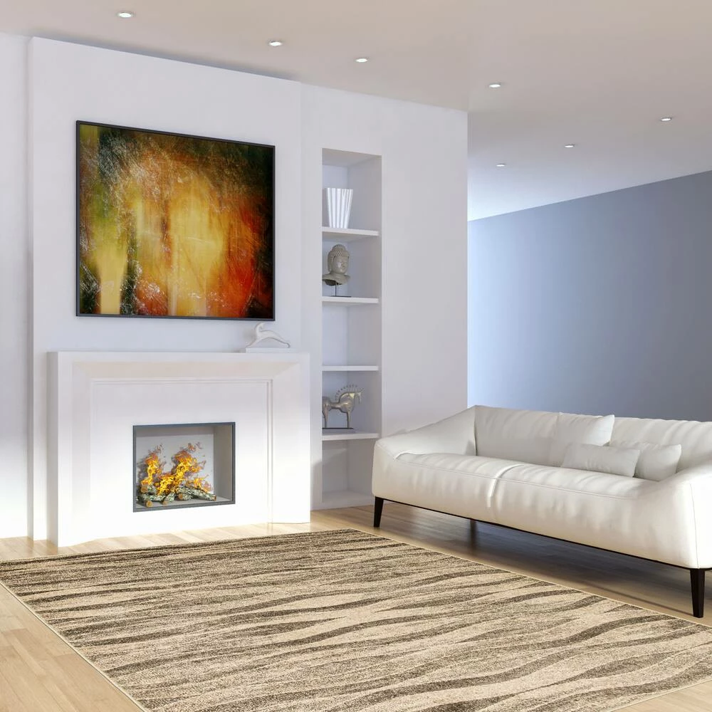 Ecarpet Gallery ECARPET Neela Indoor Geometric Area Rug, Ivory/Grey, Assorted Sizes - Image 9