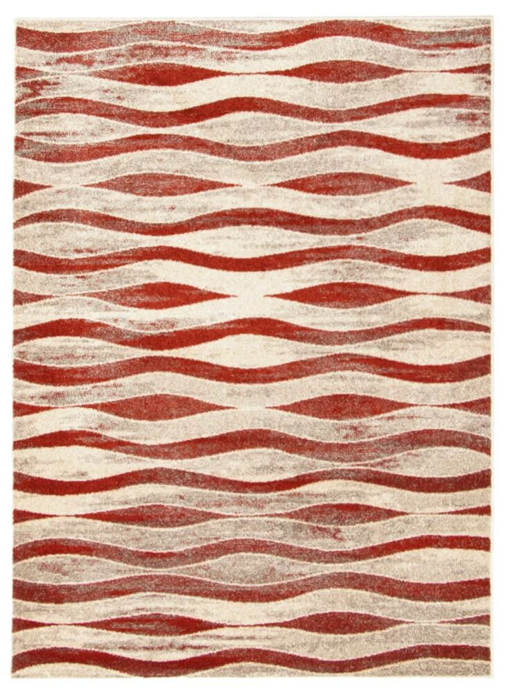 Ecarpet Gallery ECARPET Neela Indoor Geometric Area Rug, Ivory/Red, Assorted Sizes - Image 3