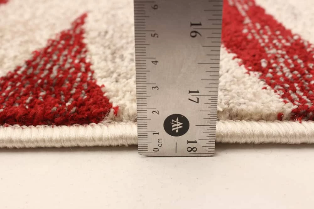 Ecarpet Gallery ECARPET Neela Indoor Geometric Area Rug, Ivory/Red, Assorted Sizes - Image 6