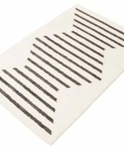 Ecarpet Gallery ECARPET Nour Indoor Geometric Area Rug, Ivory/Grey, Assorted Sizes