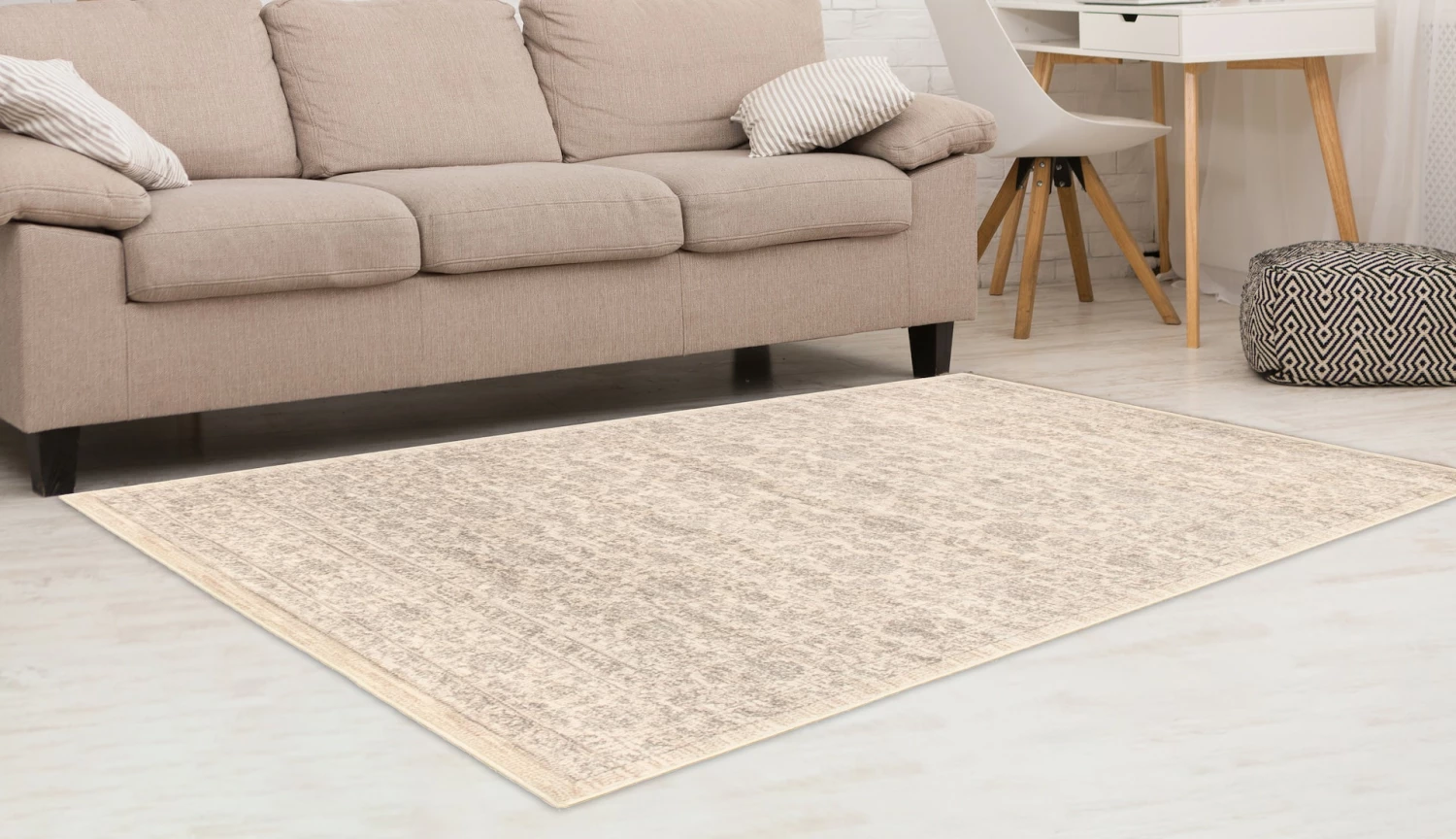 Ecarpet Gallery ECARPET Olivia Indoor Rug/Runner, Ivory, Assorted Sizes - Image 9