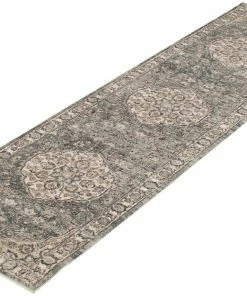 Ecarpet Gallery ECARPET Oregon Tabriz Indoor Area Rug, Blue/Ivory, Assorted Sizes