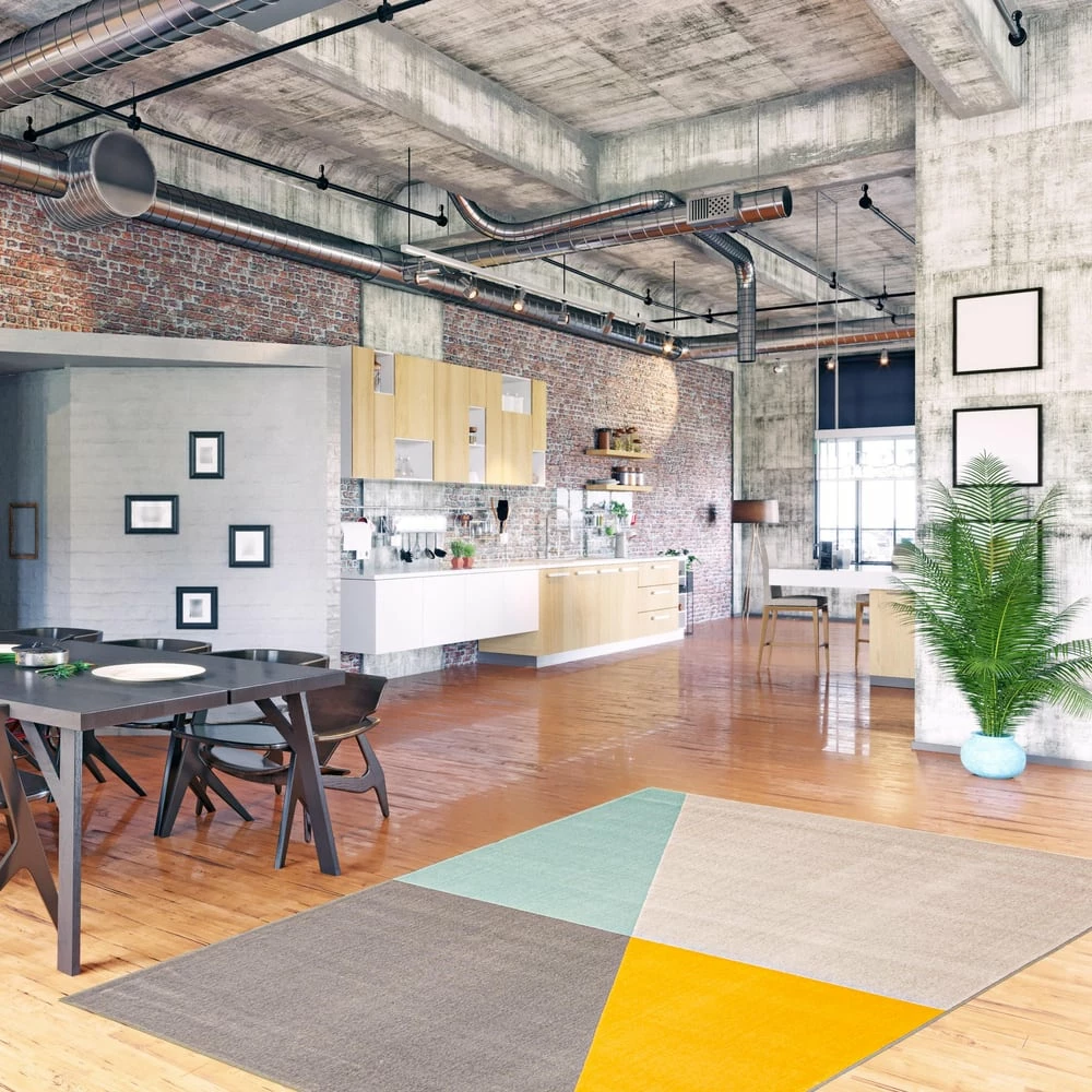 Ecarpet Gallery ECARPET Oslo Indoor Geometric Area Rug, Grey, Assorted Sizes - Image 9