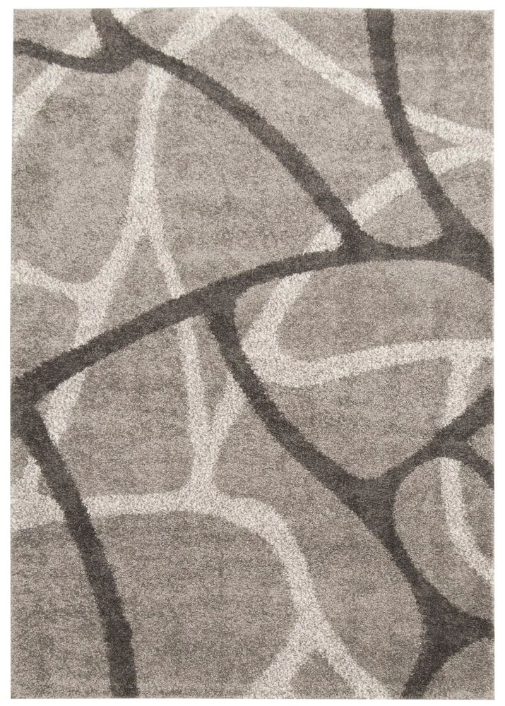 Ecarpet Gallery ECARPET Patina Indoor Area Shag Rug, Light Grey, Assorted Sizes - Image 3